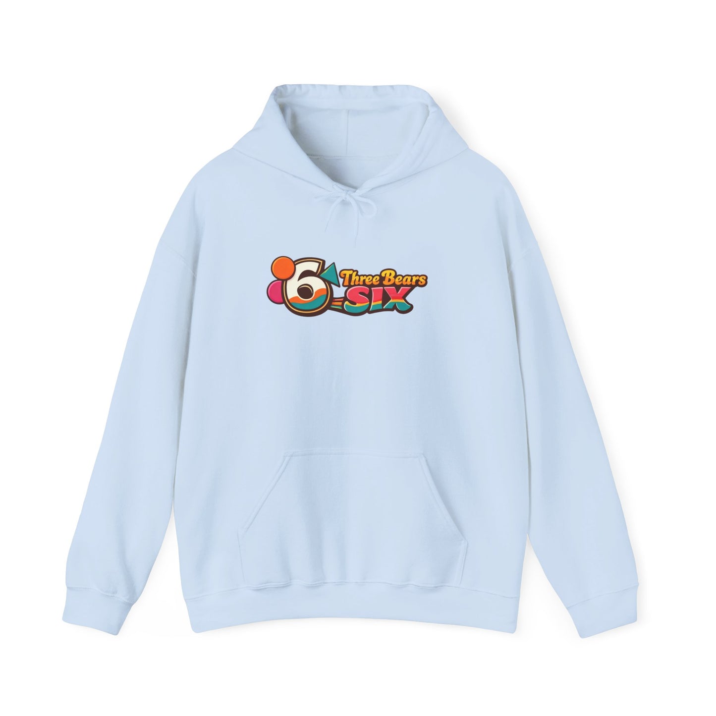 Three Bears 6ix Logo Hoodie — Retro Toronto Streetwear Pullover