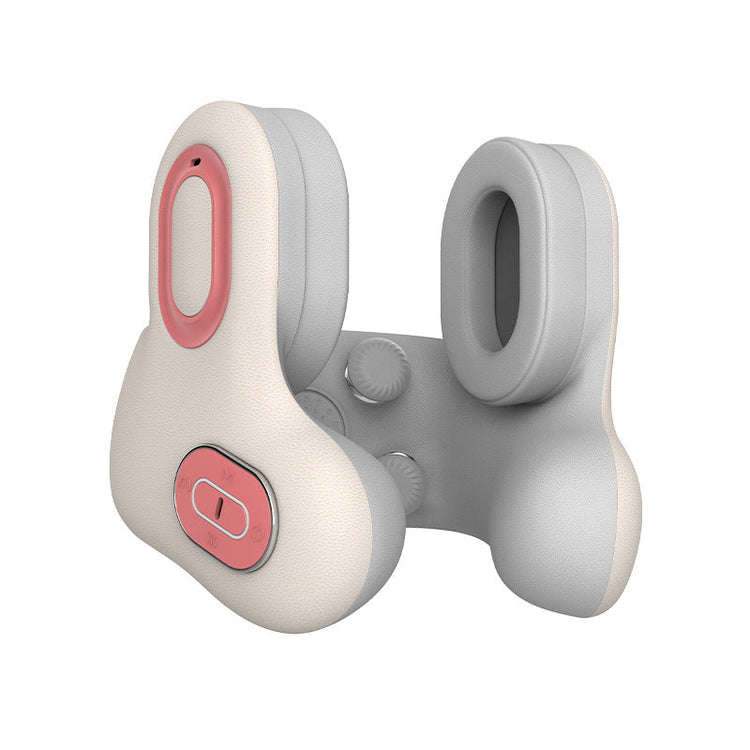 Smart 4-in-1 Travel Neck Pillow with built-in ANC headphones, front view