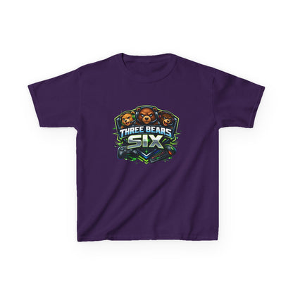 Kids Tee — 'Three Bears Six' Gaming Logo Graphic Shirt