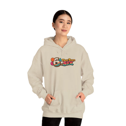 Women's Three Bears 6ix Retro Logo Hoodie — Vintage 70s Toronto Streetwear