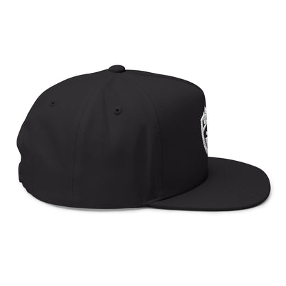 Embroidered 3VI Bear Claw Flat Bill Cap — Snapback Hat
