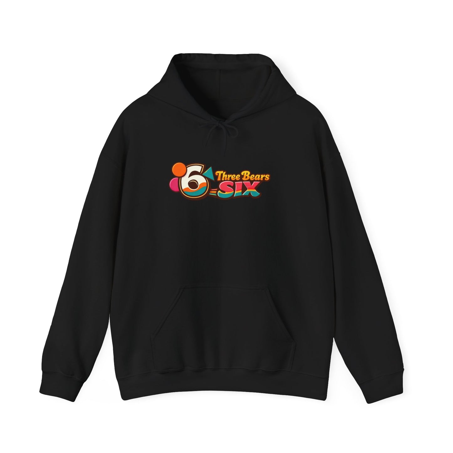Three Bears 6ix Logo Hoodie — Retro Toronto Streetwear Pullover