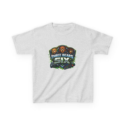 Kids Tee — 'Three Bears Six' Gaming Logo Graphic Shirt