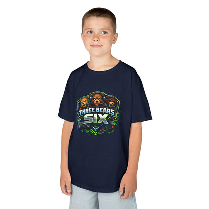 Kids Tee — 'Three Bears Six' Gaming Logo Graphic Shirt