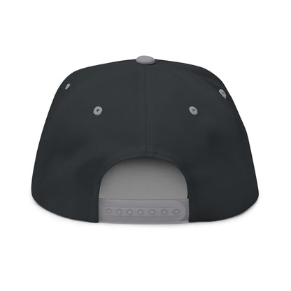 Embroidered 3VI Bear Claw Flat Bill Cap — Snapback Hat