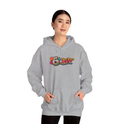 Women's Three Bears 6ix Retro Logo Hoodie — Vintage 70s Toronto Streetwear