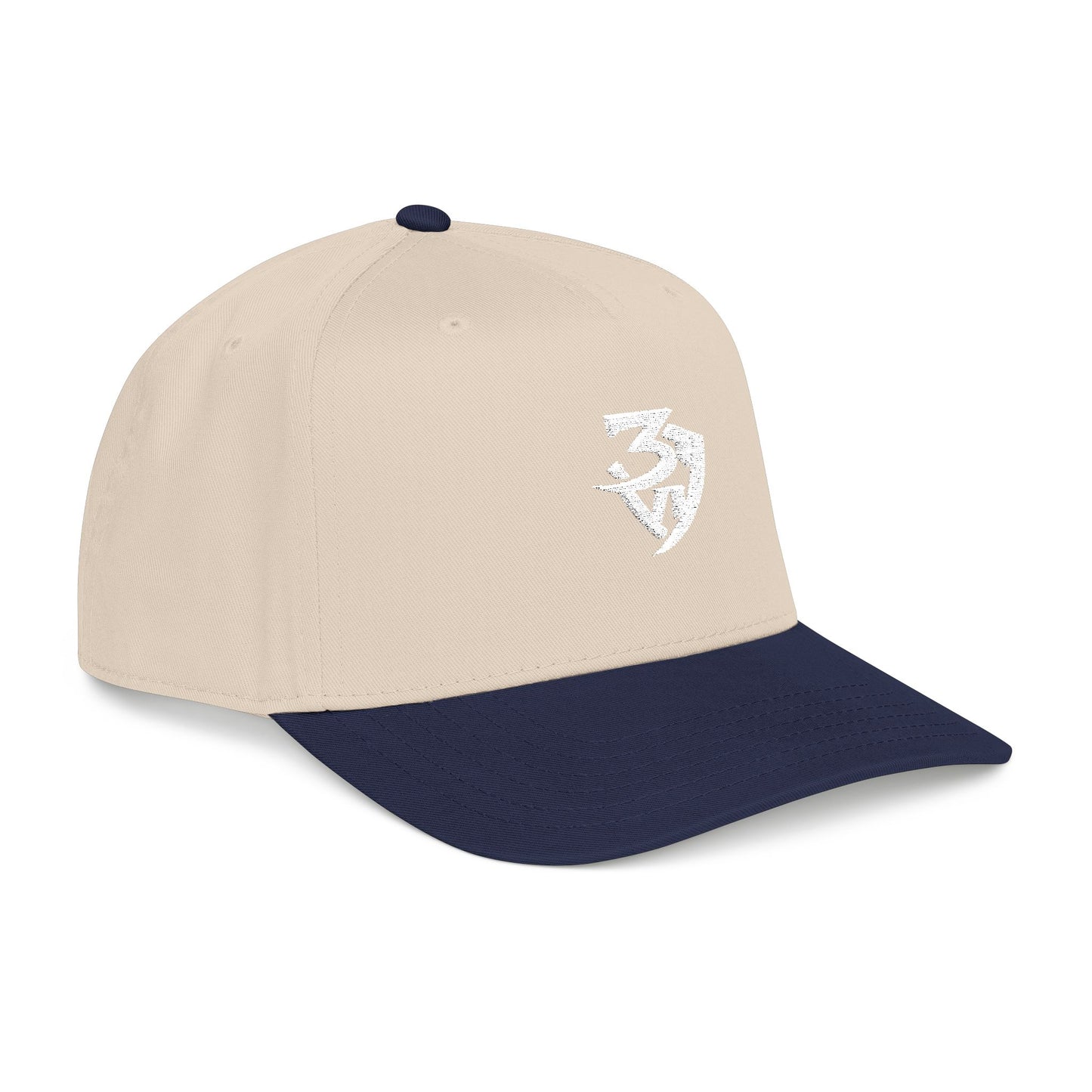 Three Bears Shield Cap — Embroidered Minimalist Baseball Hat