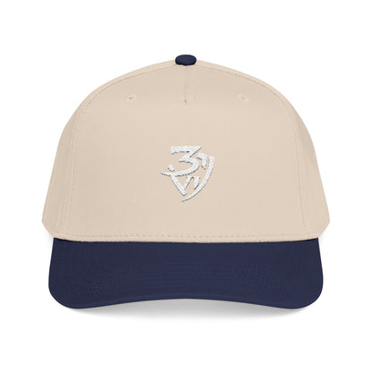 Three Bears Shield Cap — Embroidered Minimalist Baseball Hat