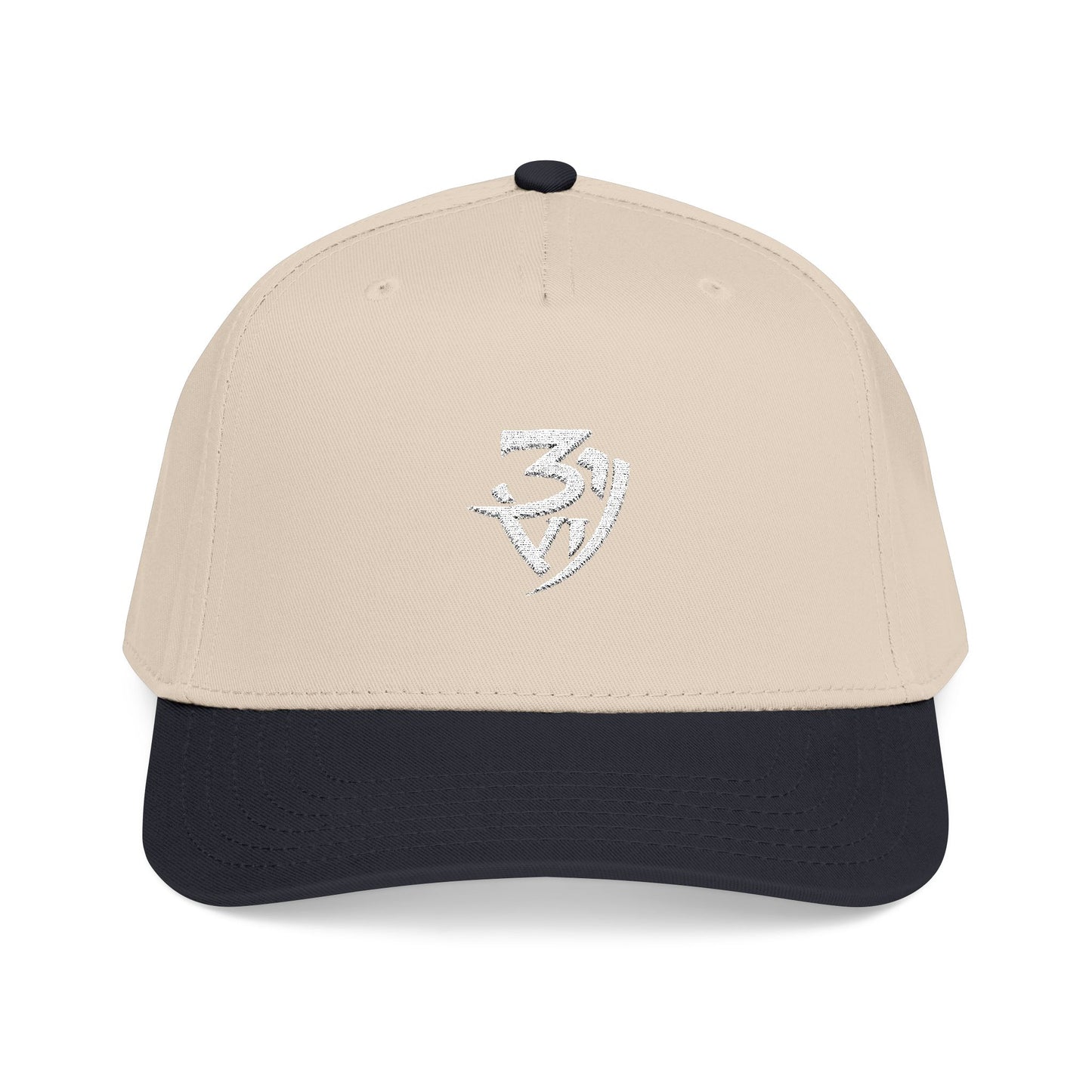Three Bears Shield Cap — Embroidered Minimalist Baseball Hat