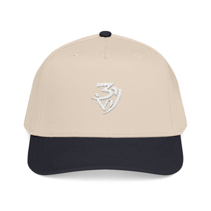 Three Bears Shield Cap — Embroidered Minimalist Baseball Hat