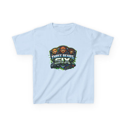 Kids Tee — 'Three Bears Six' Gaming Logo Graphic Shirt
