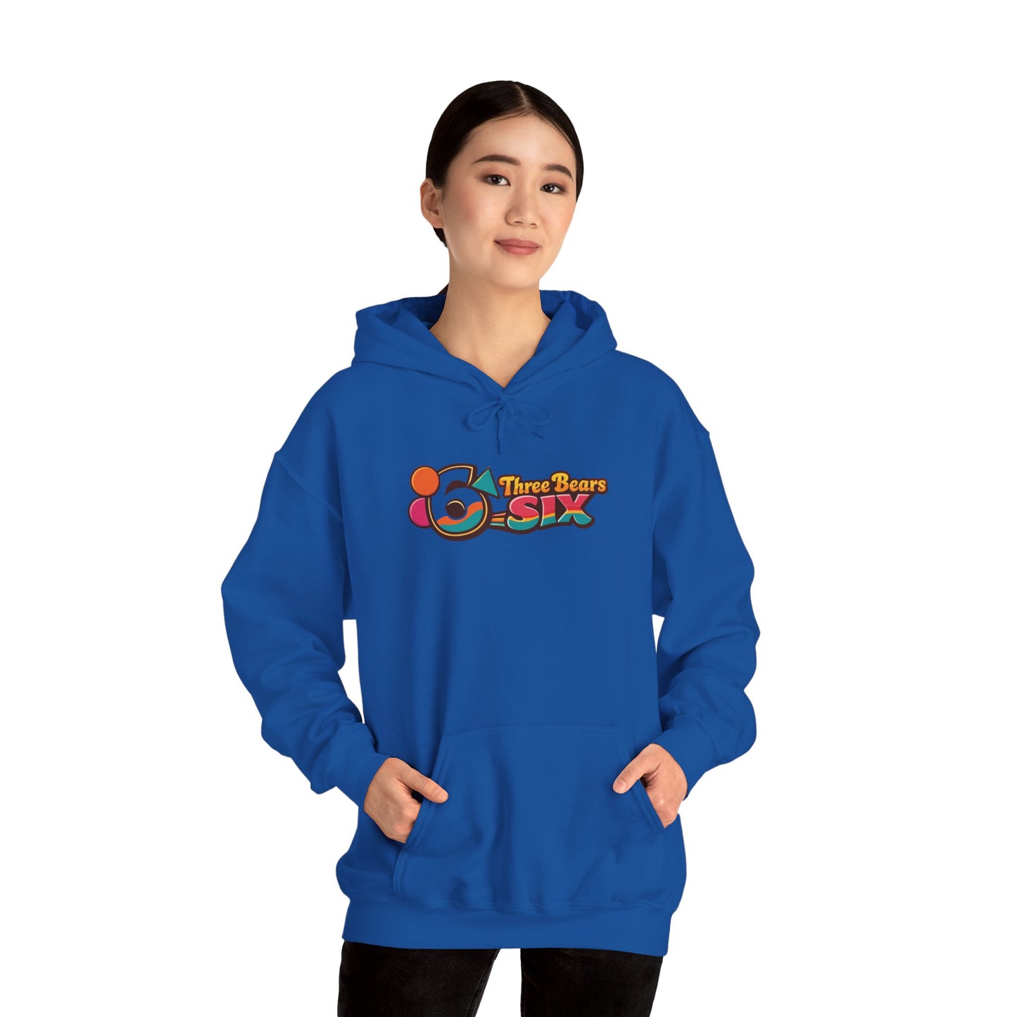 Women's Three Bears 6ix Retro Logo Hoodie — Vintage 70s Toronto Streetwear