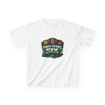 Kids Tee — 'Three Bears Six' Gaming Logo Graphic Shirt