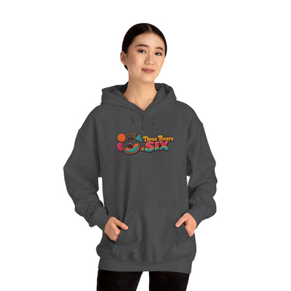 Women's Three Bears 6ix Retro Logo Hoodie — Vintage 70s Toronto Streetwear