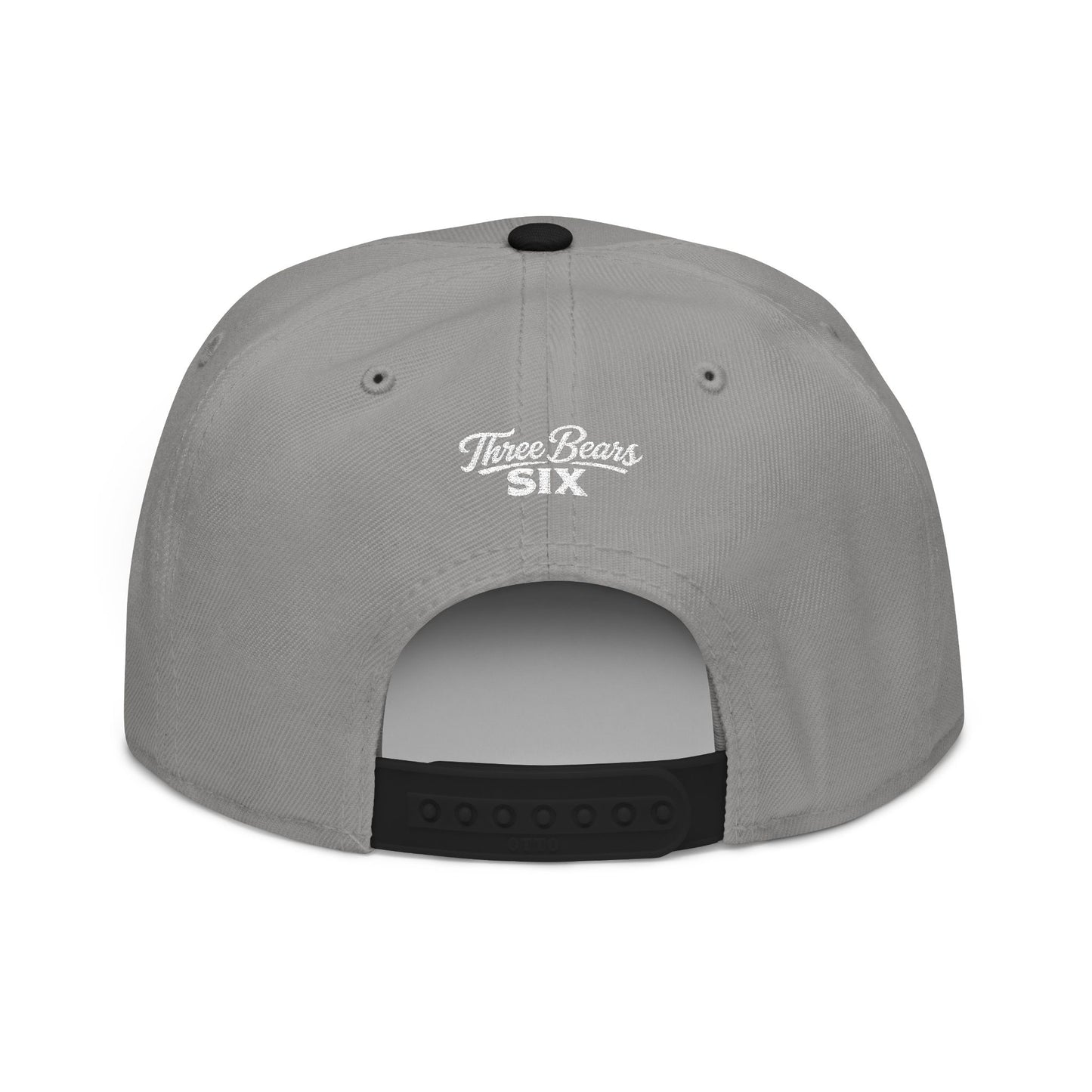 Embroidered Snapback Cap — Minimal Tribal Logo Hat