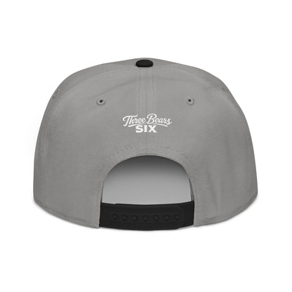 Embroidered Snapback Cap — Minimal Tribal Logo Hat