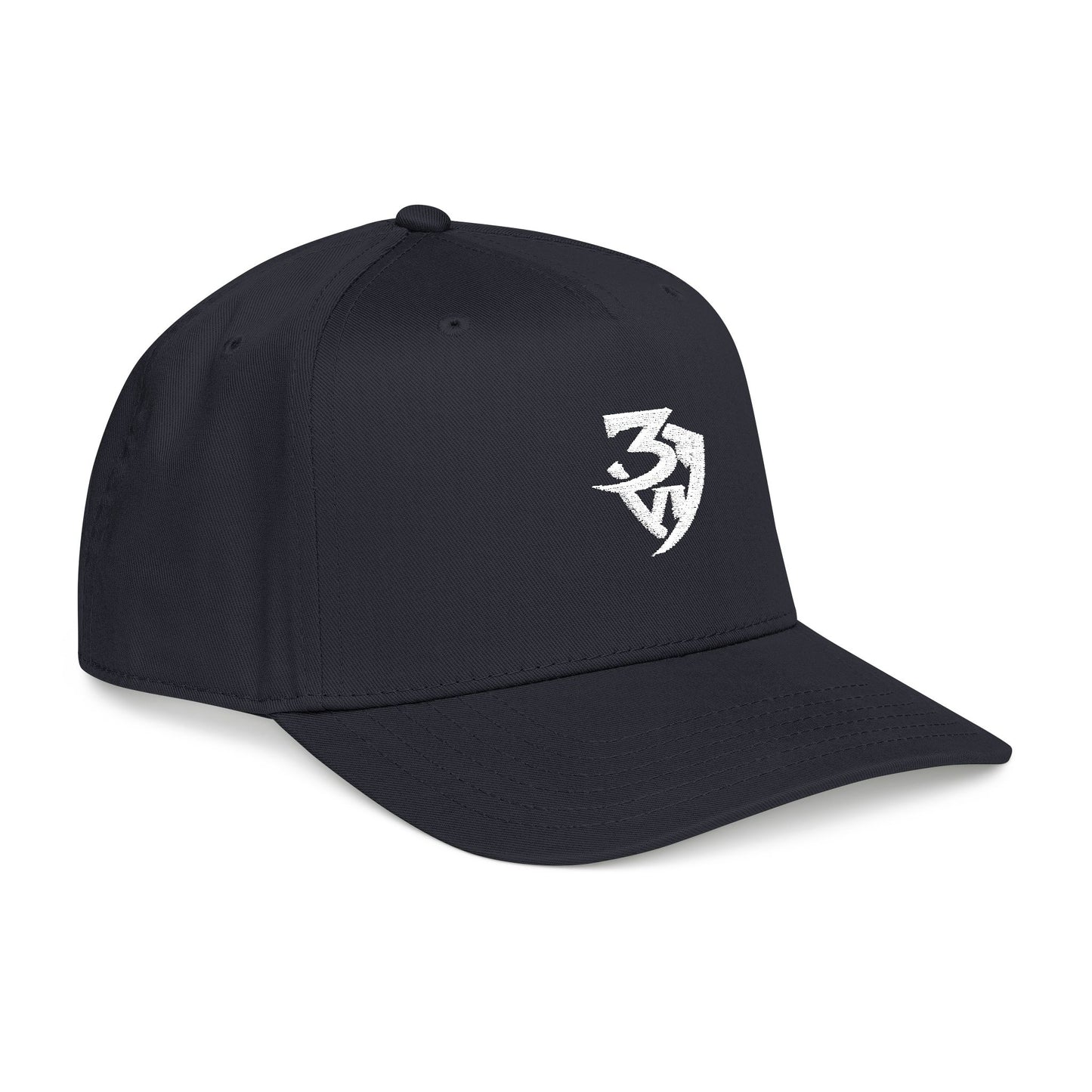 Three Bears Shield Cap — Embroidered Minimalist Baseball Hat