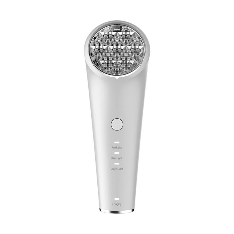 WaveClean Rechargeable Skincare Device in white with mode indicator lights