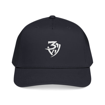 Three Bears Shield Cap — Embroidered Minimalist Baseball Hat