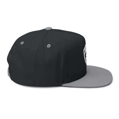 Embroidered 3VI Bear Claw Flat Bill Cap — Snapback Hat