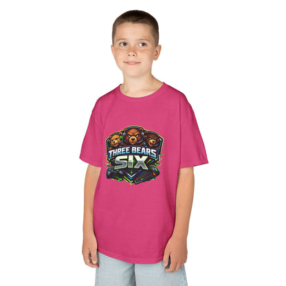 Kids Tee — 'Three Bears Six' Gaming Logo Graphic Shirt
