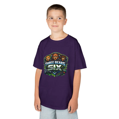 Kids Tee — 'Three Bears Six' Gaming Logo Graphic Shirt