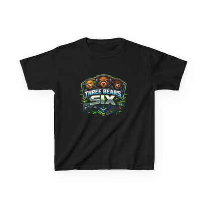 Kids Tee — 'Three Bears Six' Gaming Logo Graphic Shirt