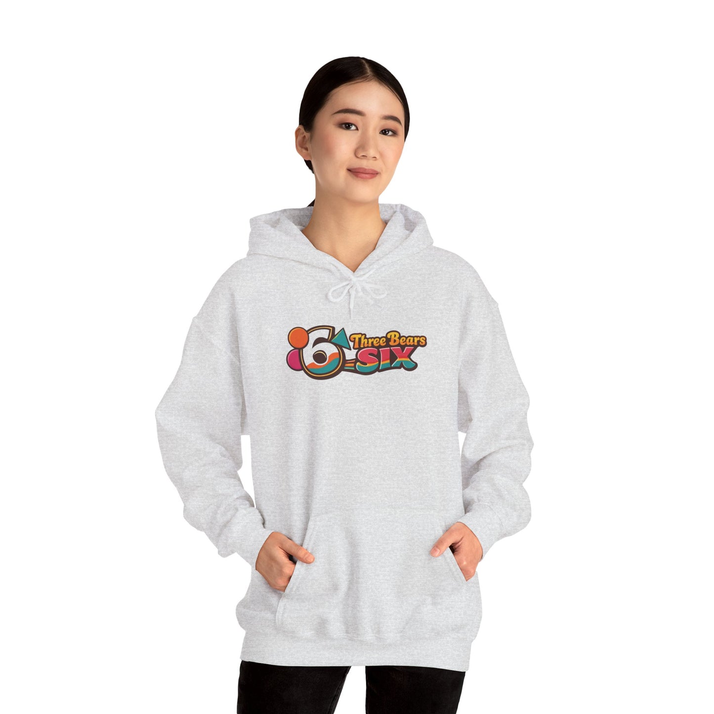 Women's Three Bears 6ix Retro Logo Hoodie — Vintage 70s Toronto Streetwear