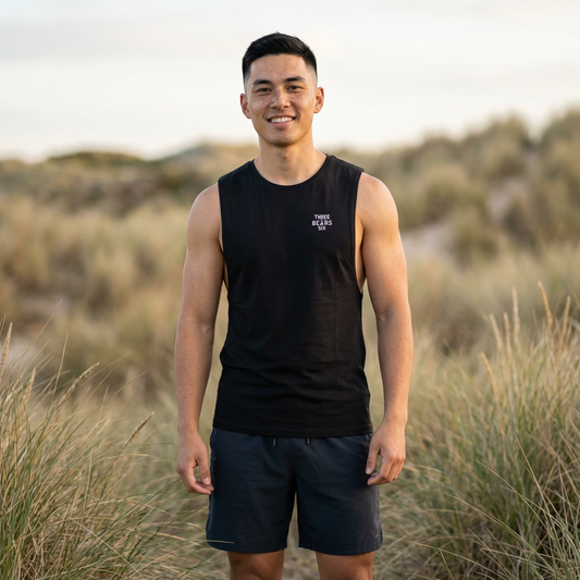Three Bears SIX Minimal Logo Tank Top
