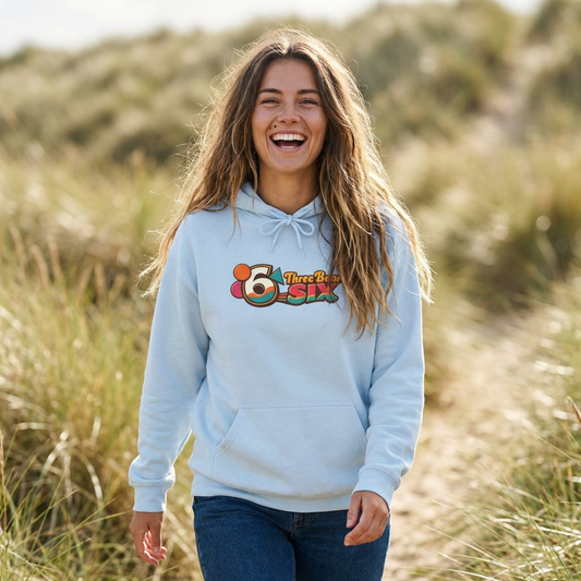 Three Bears 6ix Logo Hoodie — Retro Toronto Streetwear Pullover