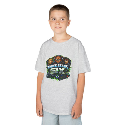 Kids Tee — 'Three Bears Six' Gaming Logo Graphic Shirt