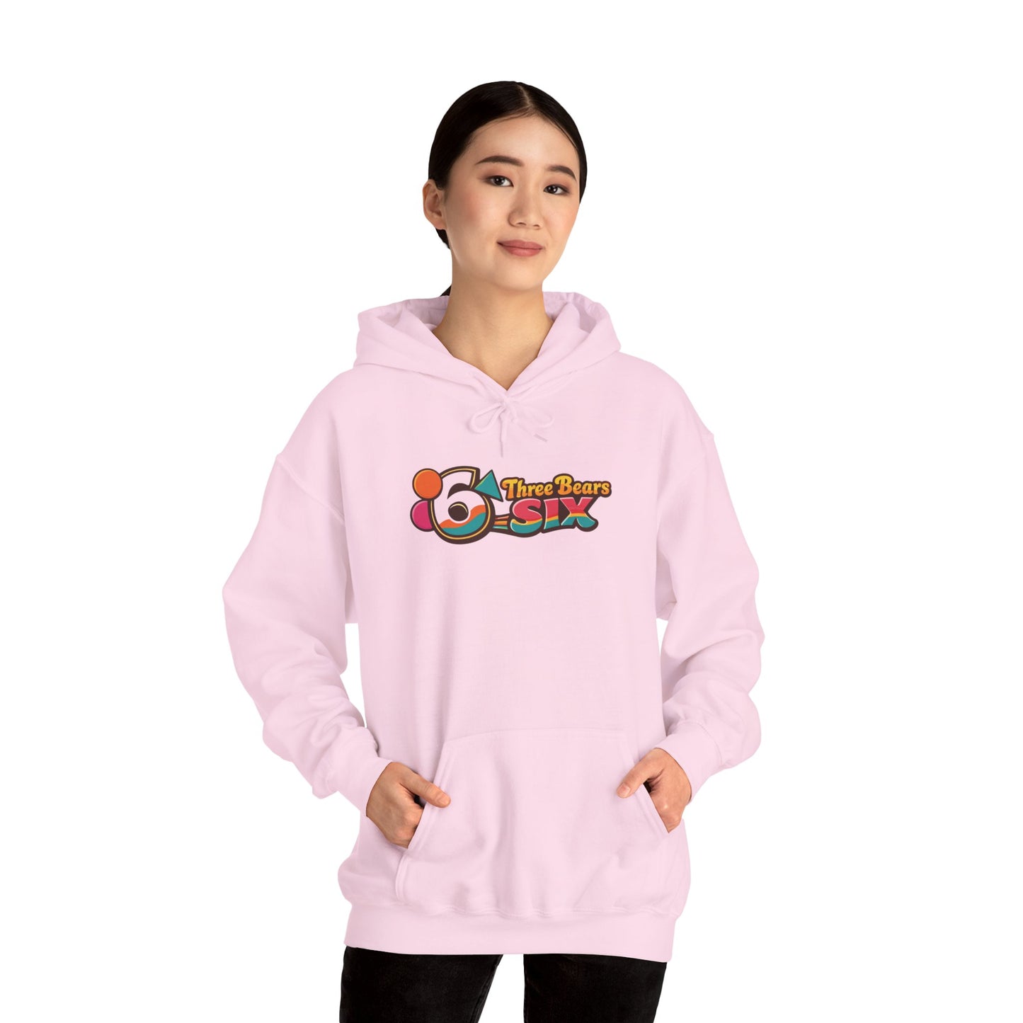 Women's Three Bears 6ix Retro Logo Hoodie — Vintage 70s Toronto Streetwear