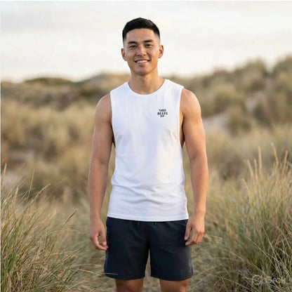 Three Bears SIX Minimal Logo Tank Top
