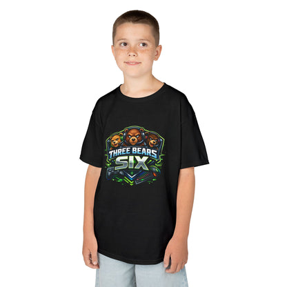 Kids Tee — 'Three Bears Six' Gaming Logo Graphic Shirt