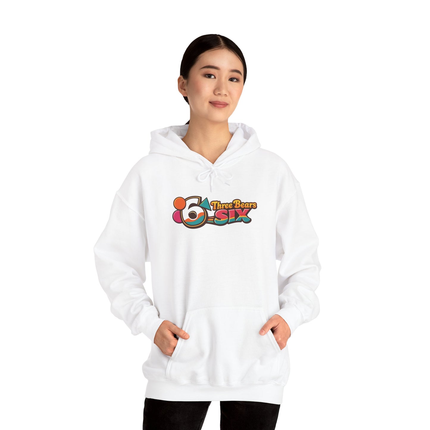 Women's Three Bears 6ix Retro Logo Hoodie — Vintage 70s Toronto Streetwear