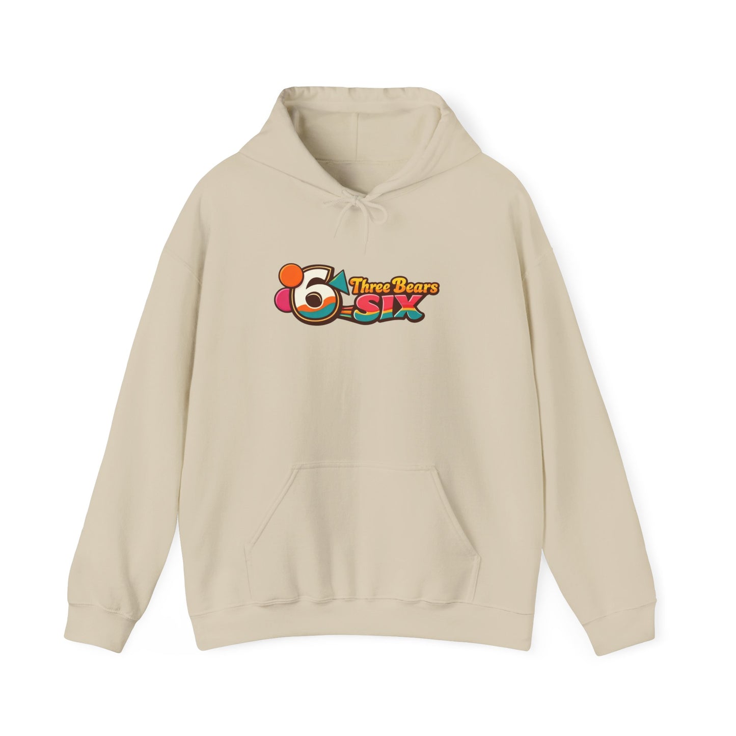Three Bears 6ix Logo Hoodie — Retro Toronto Streetwear Pullover