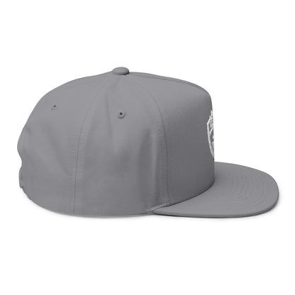Embroidered 3VI Bear Claw Flat Bill Cap — Snapback Hat