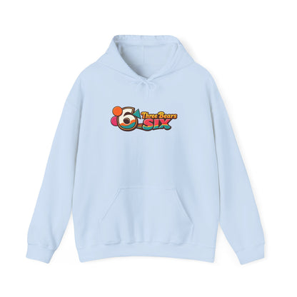 Three Bears 6ix Logo Hoodie — Retro Toronto Streetwear Pullover