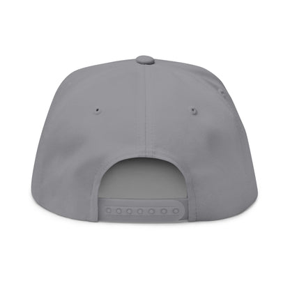Embroidered 3VI Bear Claw Flat Bill Cap — Snapback Hat