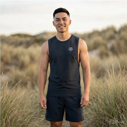 Three Bears SIX Minimal Logo Tank Top