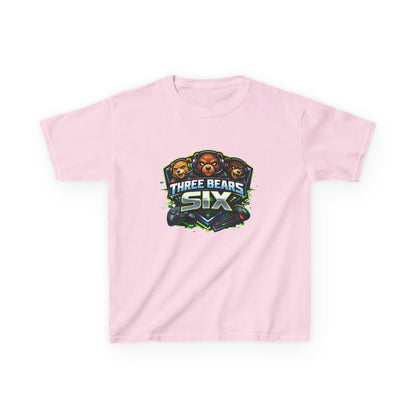 Kids Tee — 'Three Bears Six' Gaming Logo Graphic Shirt
