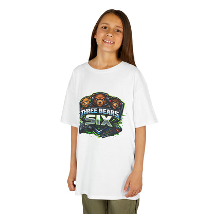 Kids Tee — 'Three Bears Six' Gaming Logo Graphic Shirt