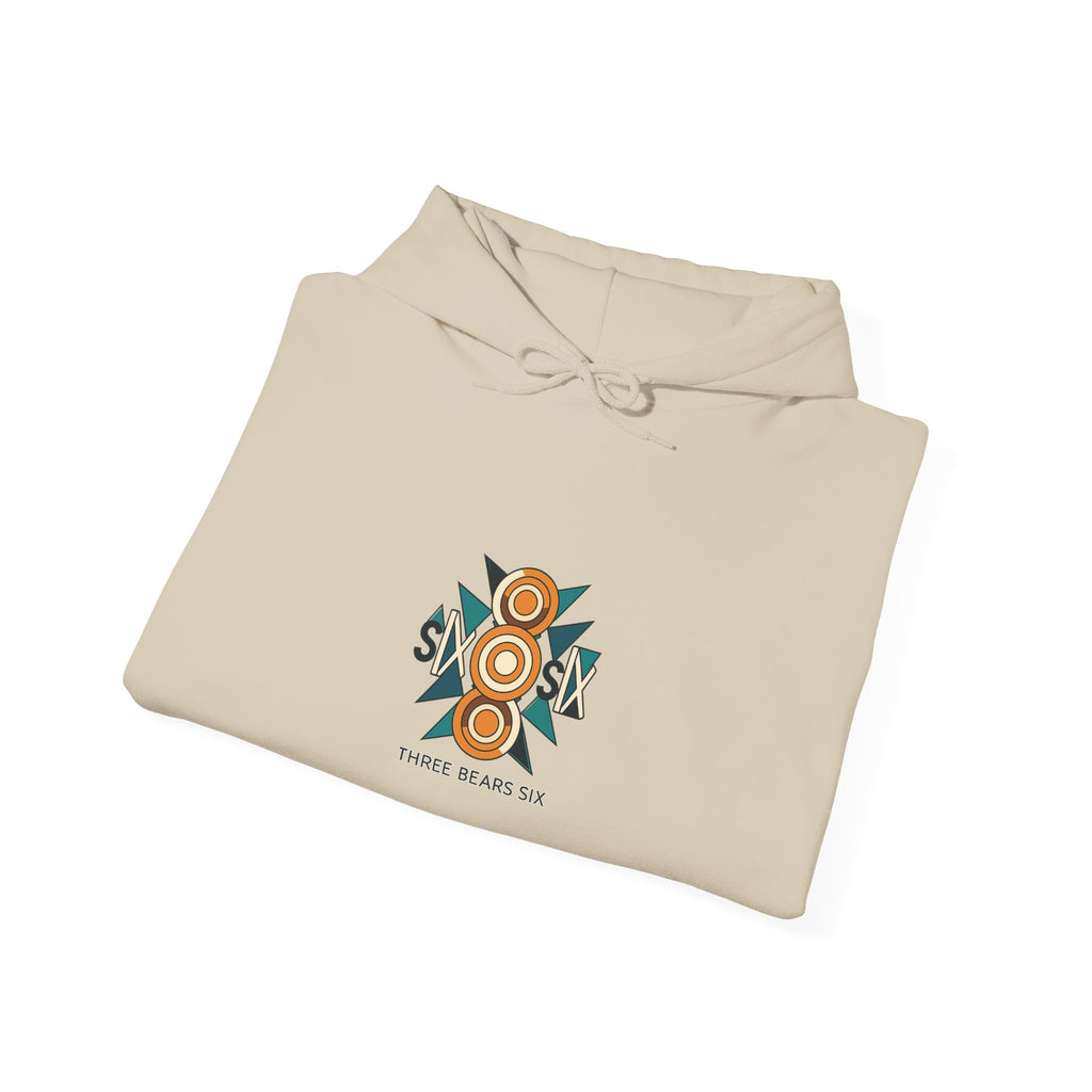 Sand Heavy Blend Hoodie, folded