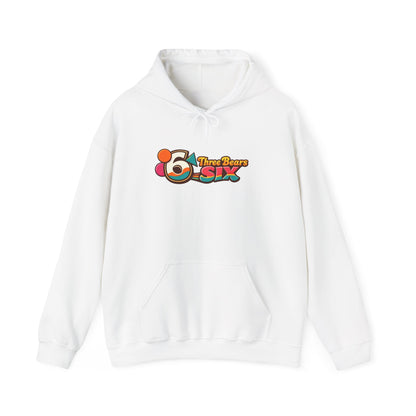 Three Bears 6ix Logo Hoodie — Retro Toronto Streetwear Pullover