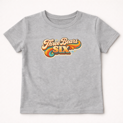 Three Bears Six Vintage Retro Crop Tee