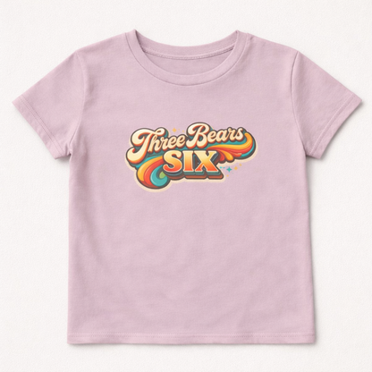 Three Bears Six Vintage Retro Crop Tee