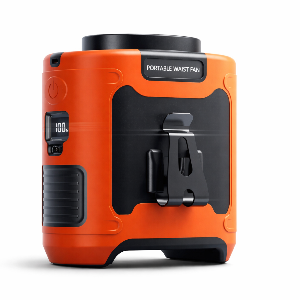 Portable USB Rechargeable Waist Fan